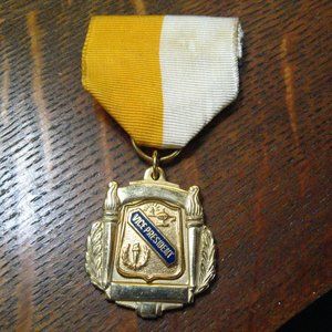 🎓 Vice President Vintage Ribbon Medal Lapel Pin